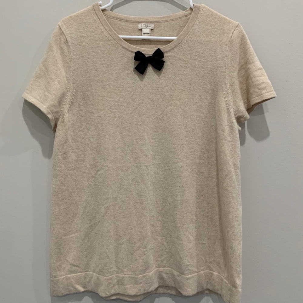 J. Crew Bow T-Shirt